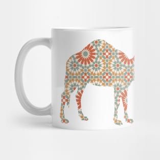 Camel Silhouette with Pattern Mug